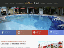 Tablet Screenshot of masterhoteljequie.com.br